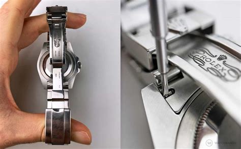 how to open a rolex watch band|rolex uhrenarmband öffnen.